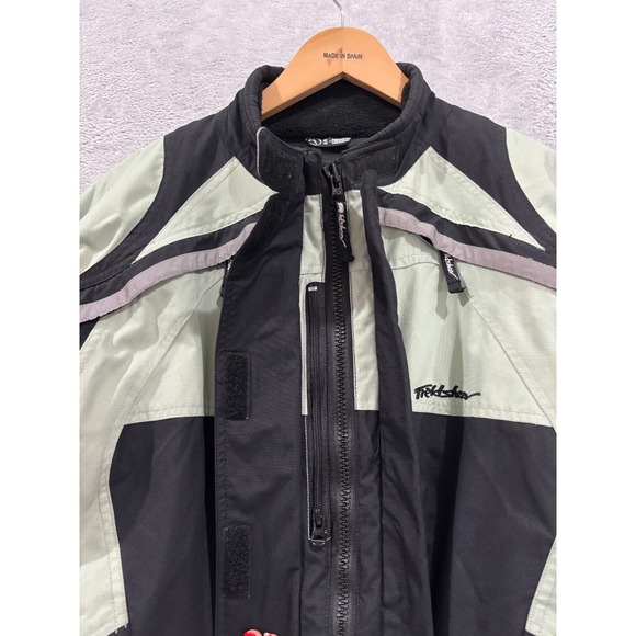 Fieldsheer Jacket Men's Small Motorcycle Riding Green Black Adjustable Sides - Picture 14 of 16